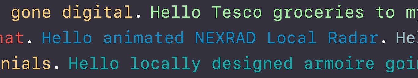 Hello animated NEXRAD Local Radar